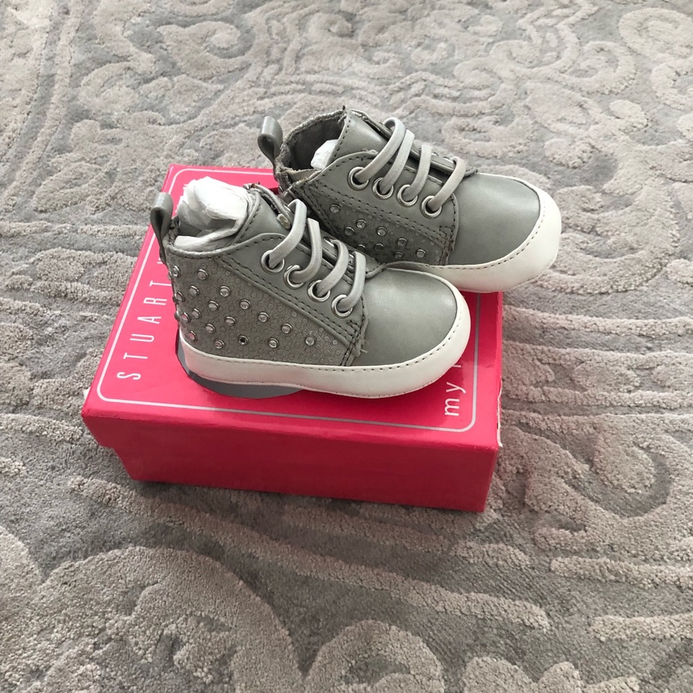 NWT- Stuart weitzman baby shoes -rhinestone